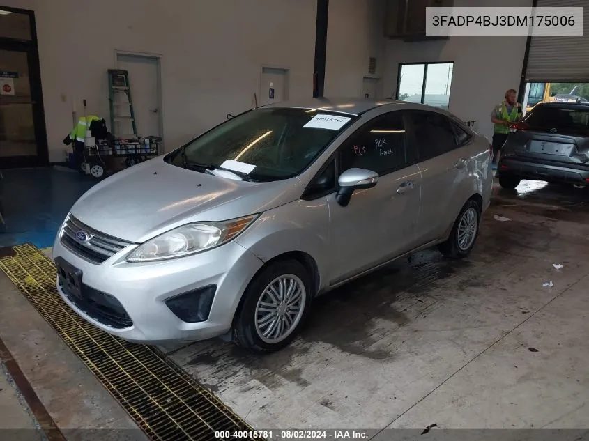 2013 Ford Fiesta Se VIN: 3FADP4BJ3DM175006 Lot: 40015781