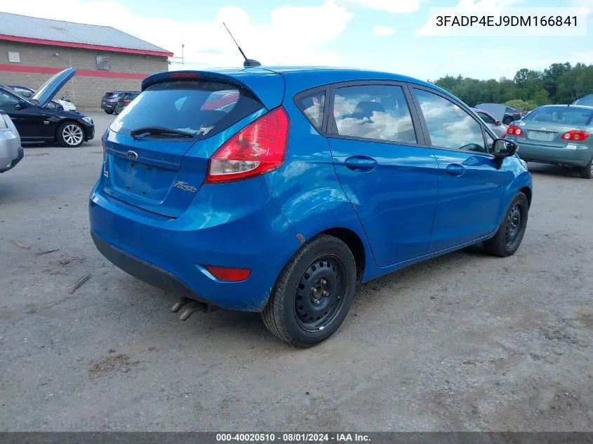 2013 Ford Fiesta Se VIN: 3FADP4EJ9DM166841 Lot: 40020510