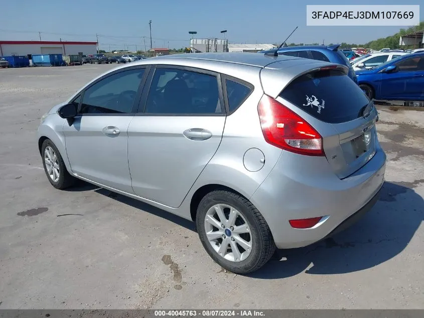 3FADP4EJ3DM107669 2013 Ford Fiesta Se