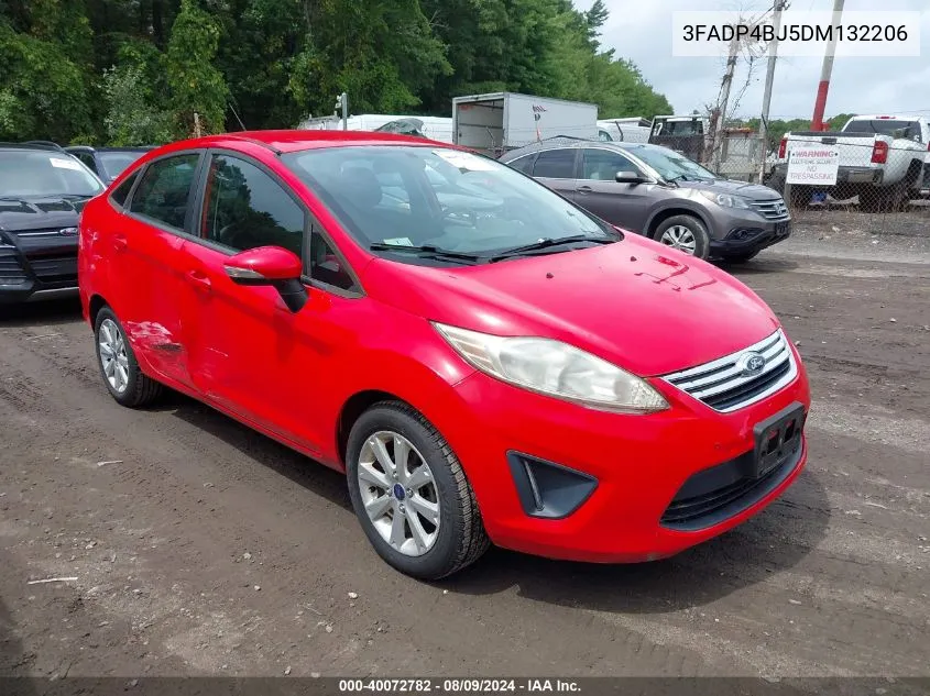 2013 Ford Fiesta Se VIN: 3FADP4BJ5DM132206 Lot: 40072782