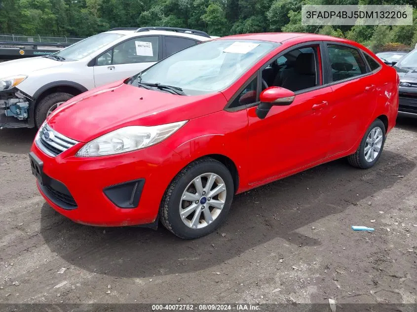 2013 Ford Fiesta Se VIN: 3FADP4BJ5DM132206 Lot: 40072782