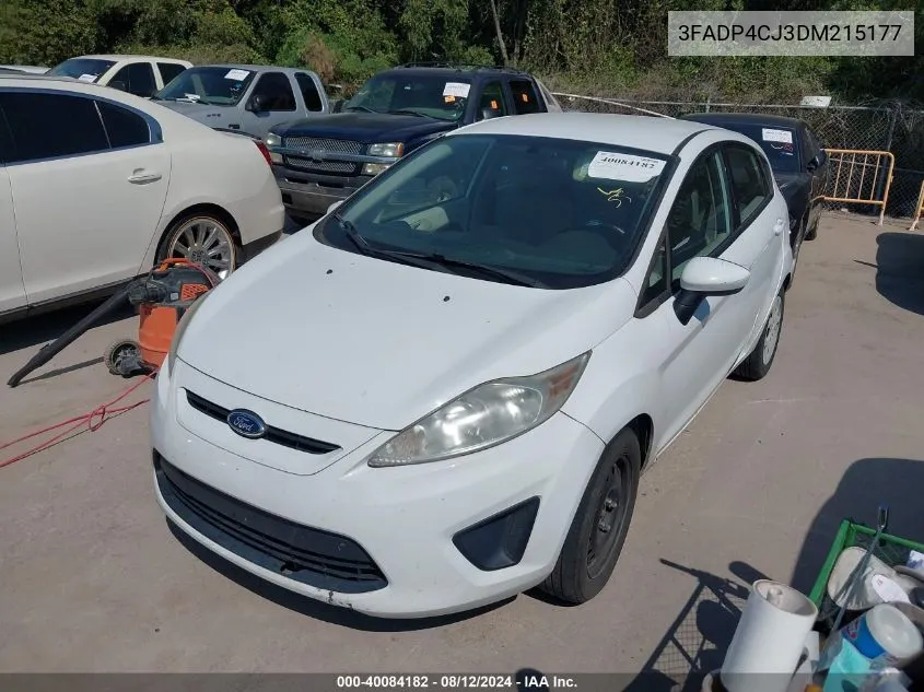 2013 Ford Fiesta Titanium VIN: 3FADP4CJ3DM215177 Lot: 40084182