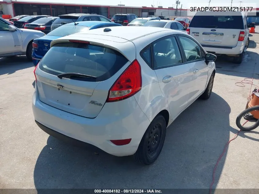 2013 Ford Fiesta Titanium VIN: 3FADP4CJ3DM215177 Lot: 40084182