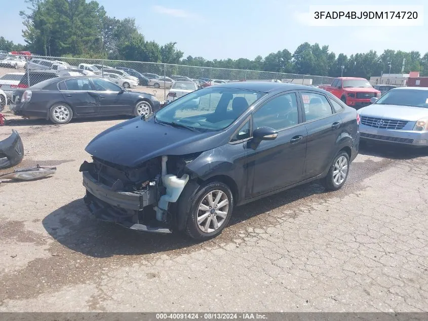 2013 Ford Fiesta Se VIN: 3FADP4BJ9DM174720 Lot: 40091424