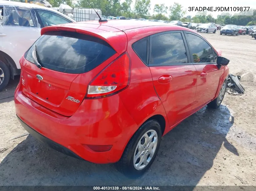 2013 Ford Fiesta Se VIN: 3FADP4EJ9DM109877 Lot: 40131339