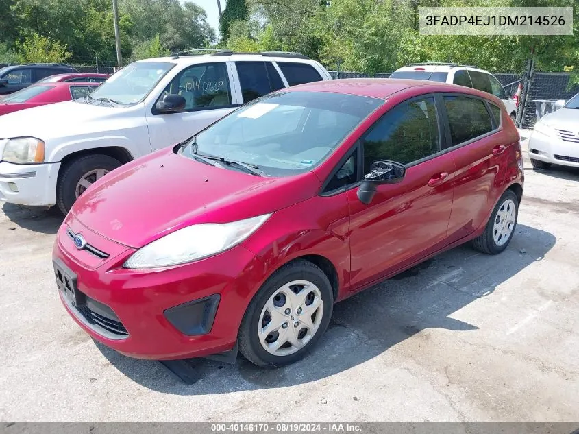 2013 Ford Fiesta Se VIN: 3FADP4EJ1DM214526 Lot: 40146170