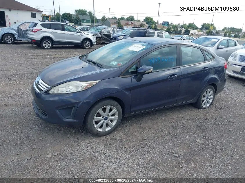 2013 Ford Fiesta Se VIN: 3FADP4BJ6DM109680 Lot: 40232633