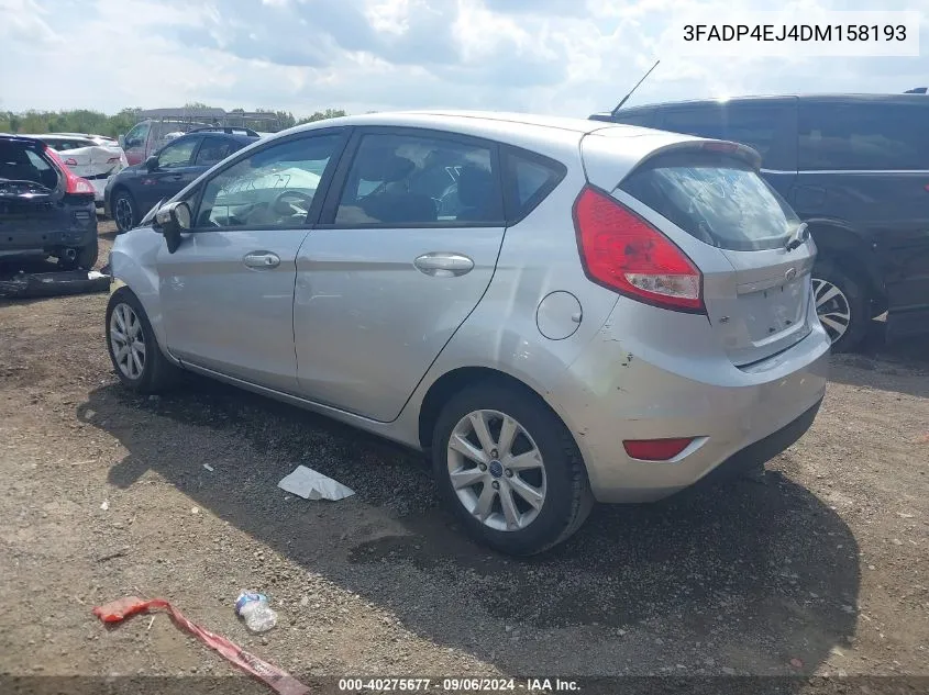 3FADP4EJ4DM158193 2013 Ford Fiesta Se