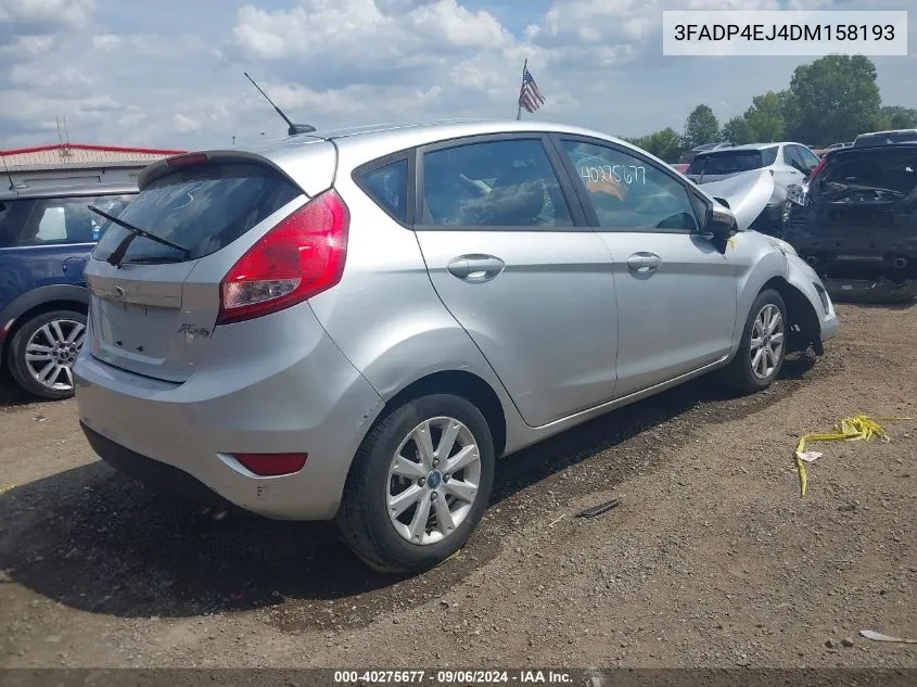 3FADP4EJ4DM158193 2013 Ford Fiesta Se