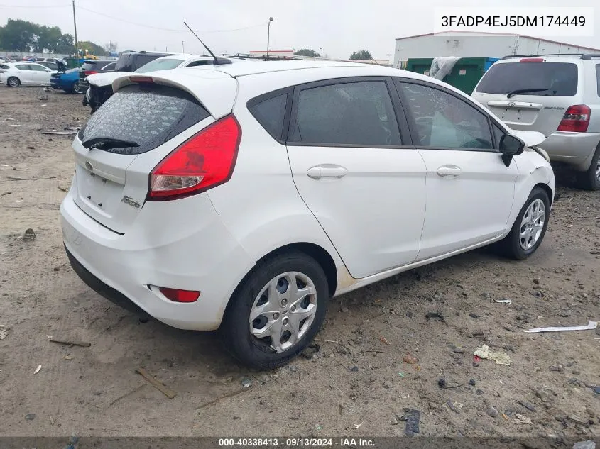 2013 Ford Fiesta Se VIN: 3FADP4EJ5DM174449 Lot: 40338413