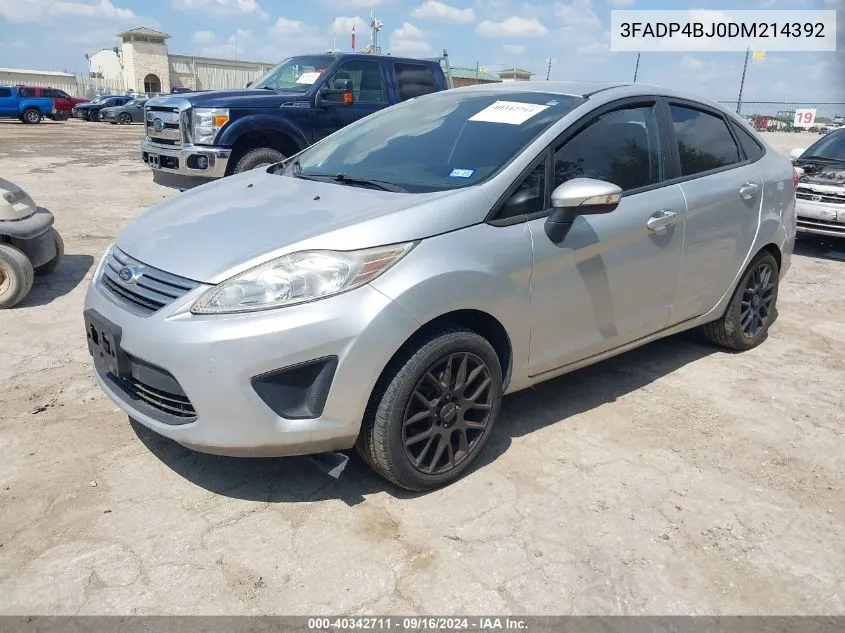 3FADP4BJ0DM214392 2013 Ford Fiesta Se