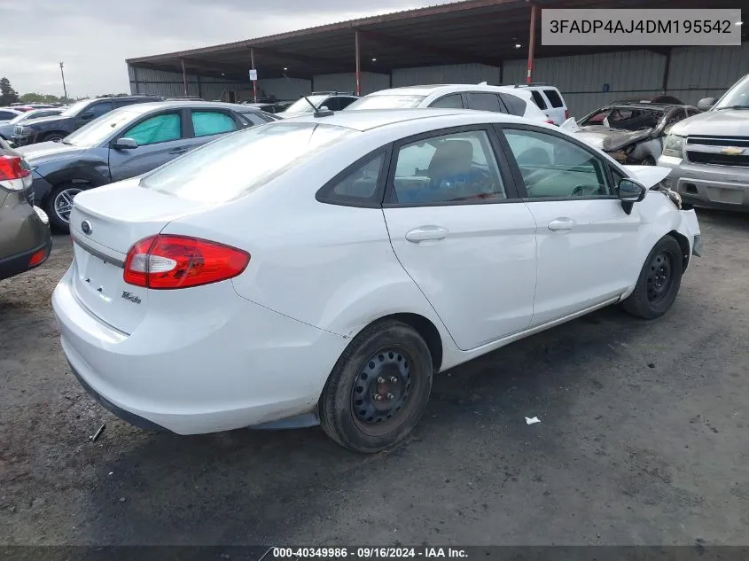 3FADP4AJ4DM195542 2013 Ford Fiesta S