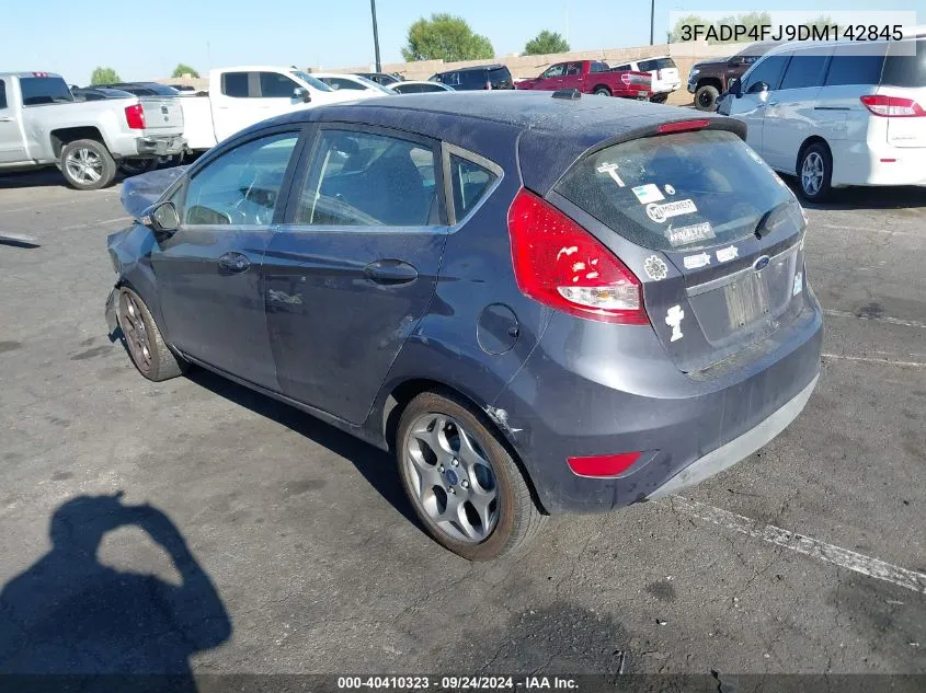 2013 Ford Fiesta Titanium VIN: 3FADP4FJ9DM142845 Lot: 40410323