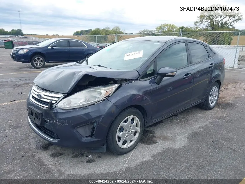 2013 Ford Fiesta Se VIN: 3FADP4BJ2DM107473 Lot: 40424252