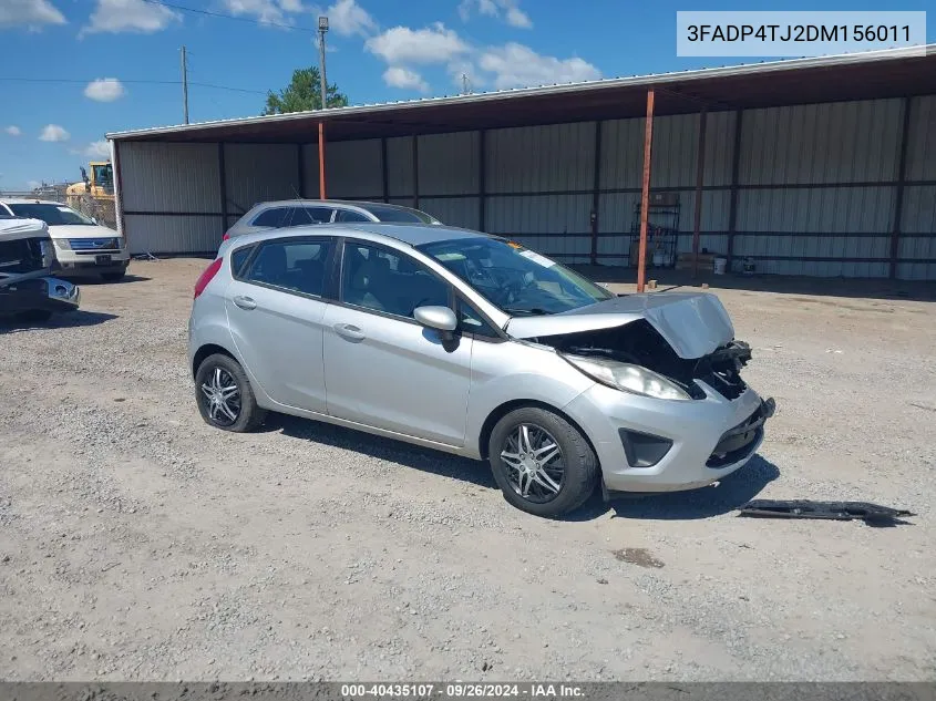 2013 Ford Fiesta S VIN: 3FADP4TJ2DM156011 Lot: 40435107