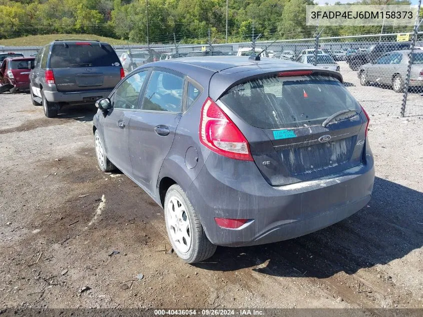 2013 Ford Fiesta Se VIN: 3FADP4EJ6DM158373 Lot: 40436054