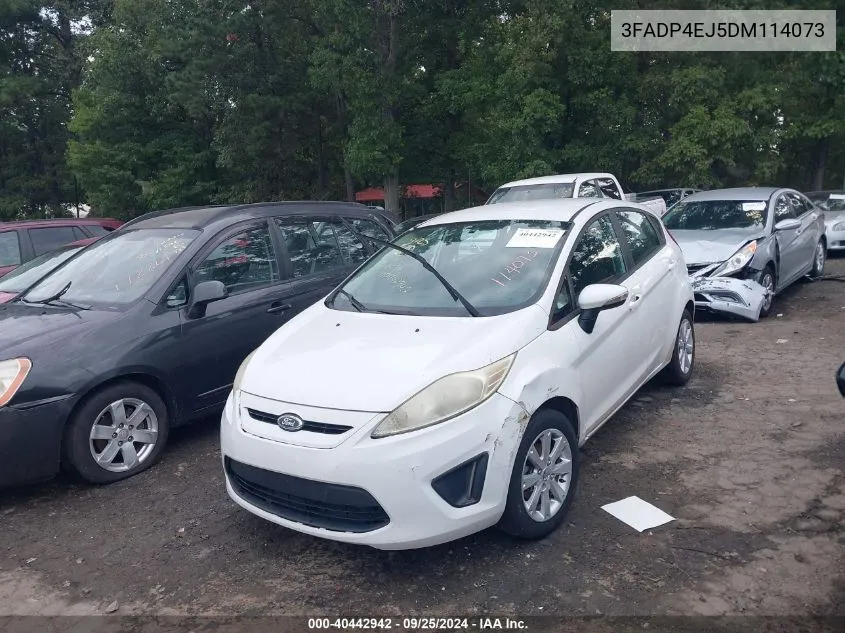 2013 Ford Fiesta Se VIN: 3FADP4EJ5DM114073 Lot: 40442942