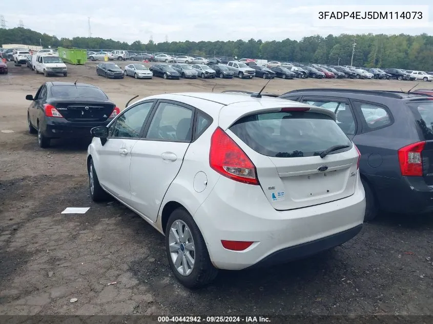 3FADP4EJ5DM114073 2013 Ford Fiesta Se