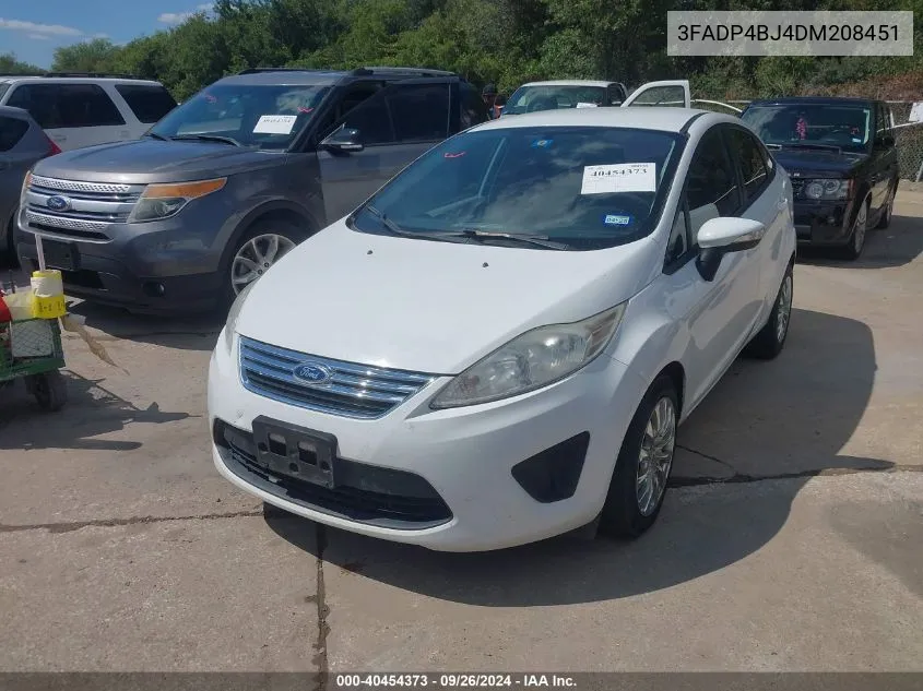 3FADP4BJ4DM208451 2013 Ford Fiesta Se