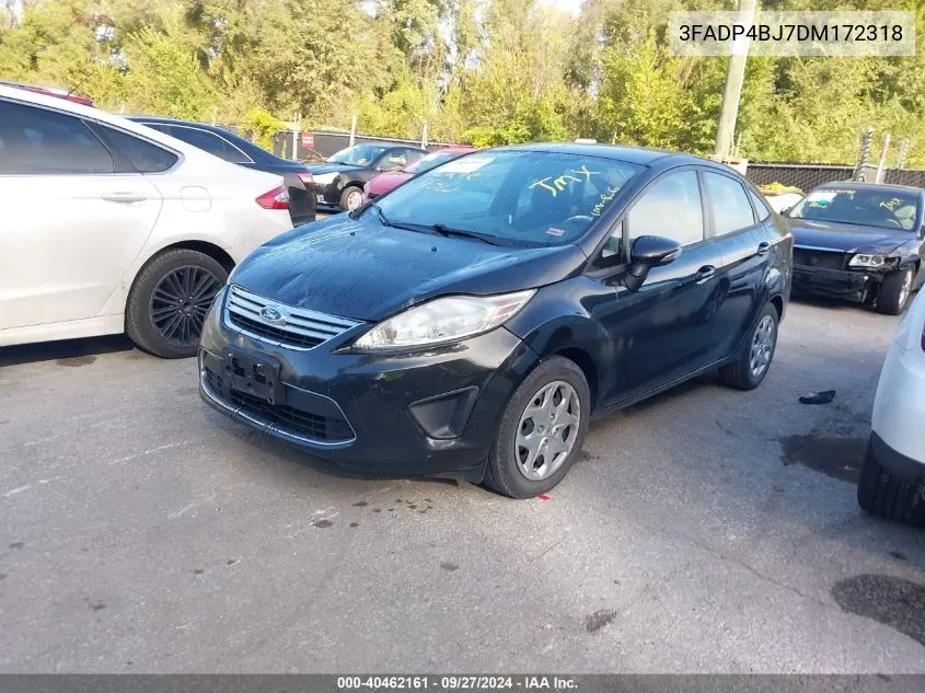 3FADP4BJ7DM172318 2013 Ford Fiesta Se