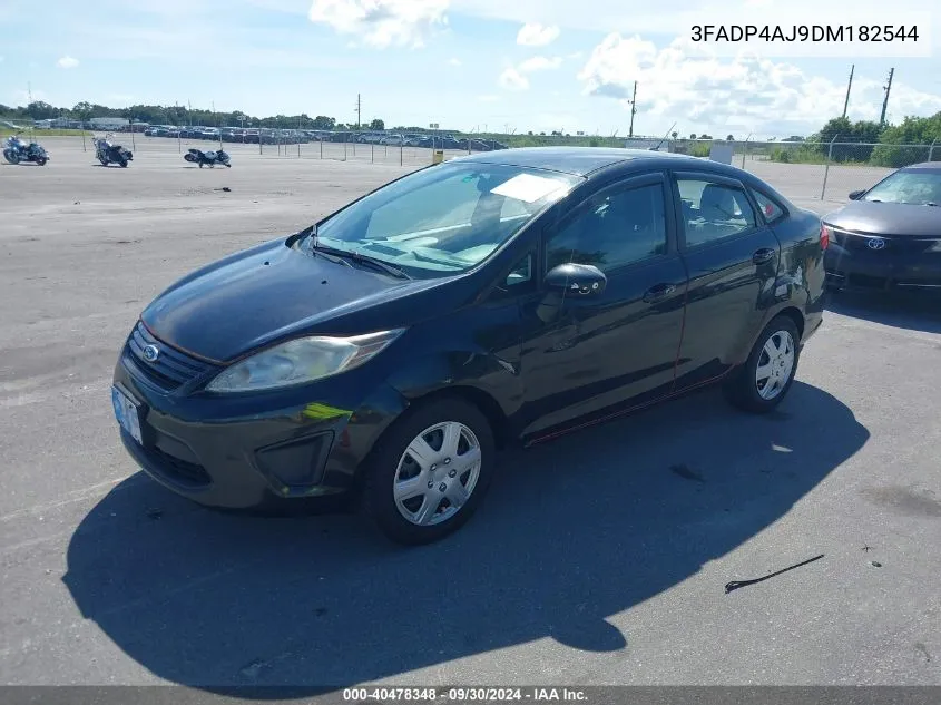 2013 Ford Fiesta S VIN: 3FADP4AJ9DM182544 Lot: 40478348