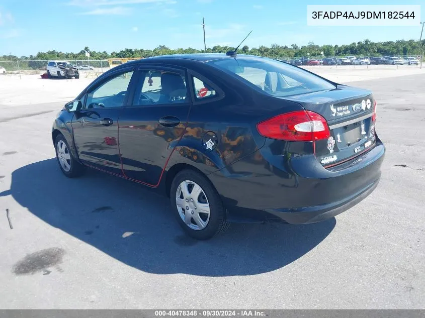 2013 Ford Fiesta S VIN: 3FADP4AJ9DM182544 Lot: 40478348