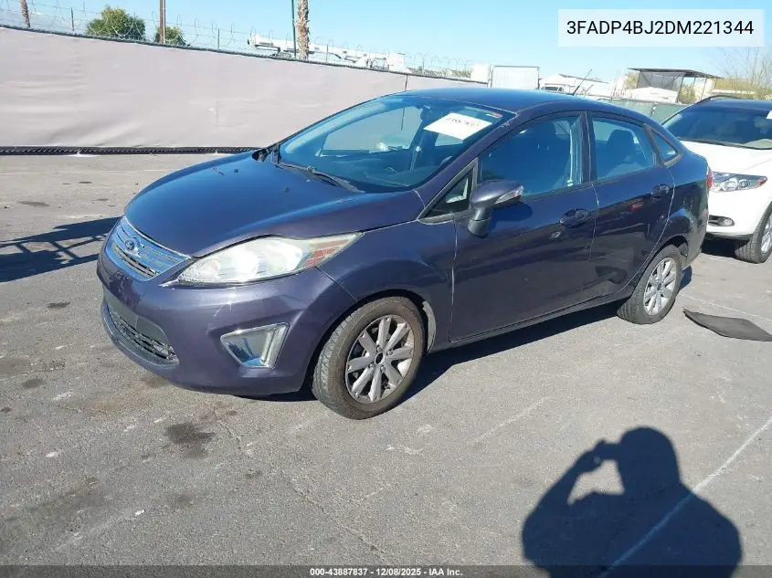 3FADP4BJ2DM221344 2013 Ford Fiesta Se