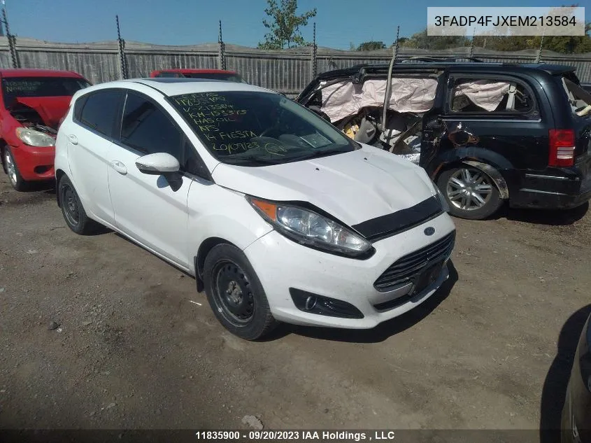 2014 Ford Fiesta Titanium VIN: 3FADP4FJXEM213584 Lot: 11835900