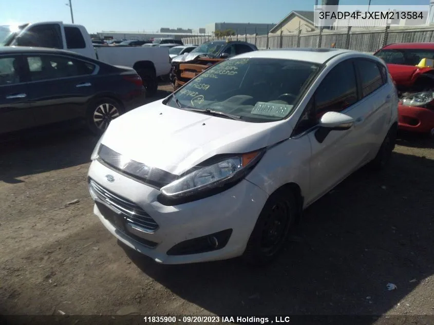 2014 Ford Fiesta Titanium VIN: 3FADP4FJXEM213584 Lot: 11835900