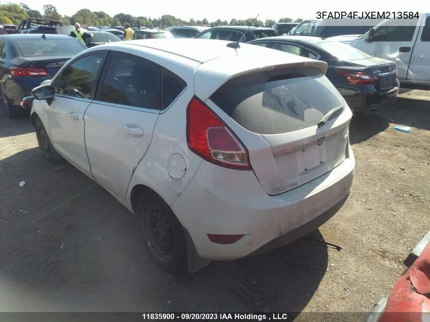 2014 Ford Fiesta Titanium VIN: 3FADP4FJXEM213584 Lot: 11835900