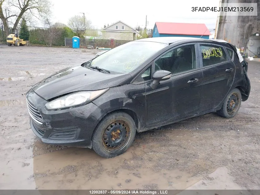 3FADP4EJ1EM213569 2014 Ford Fiesta Se