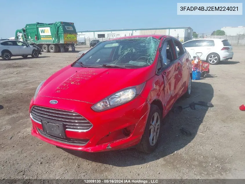 3FADP4BJ2EM224021 2014 Ford Fiesta Se