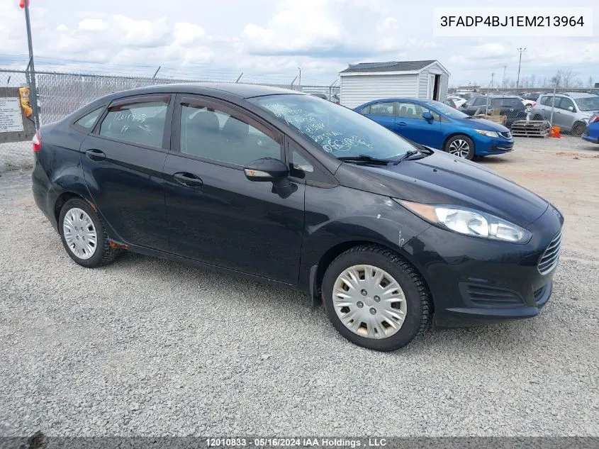 3FADP4BJ1EM213964 2014 Ford Fiesta Se