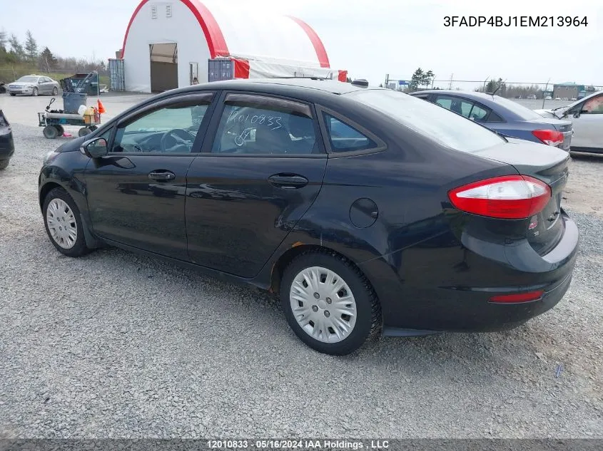 3FADP4BJ1EM213964 2014 Ford Fiesta Se