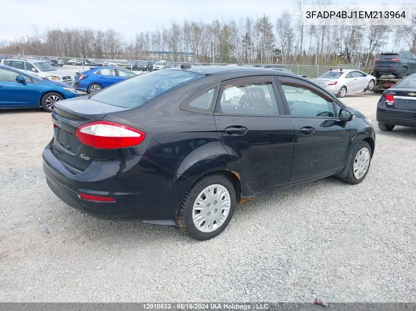 3FADP4BJ1EM213964 2014 Ford Fiesta Se