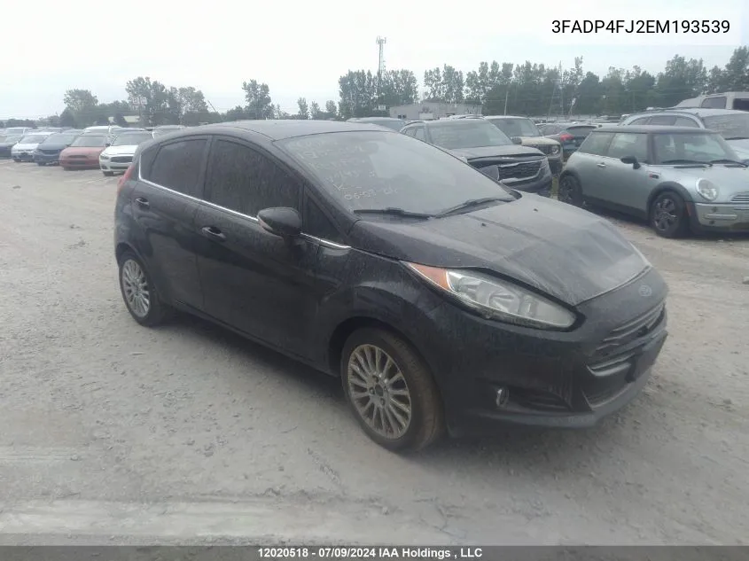 3FADP4FJ2EM193539 2014 Ford Fiesta Titanium