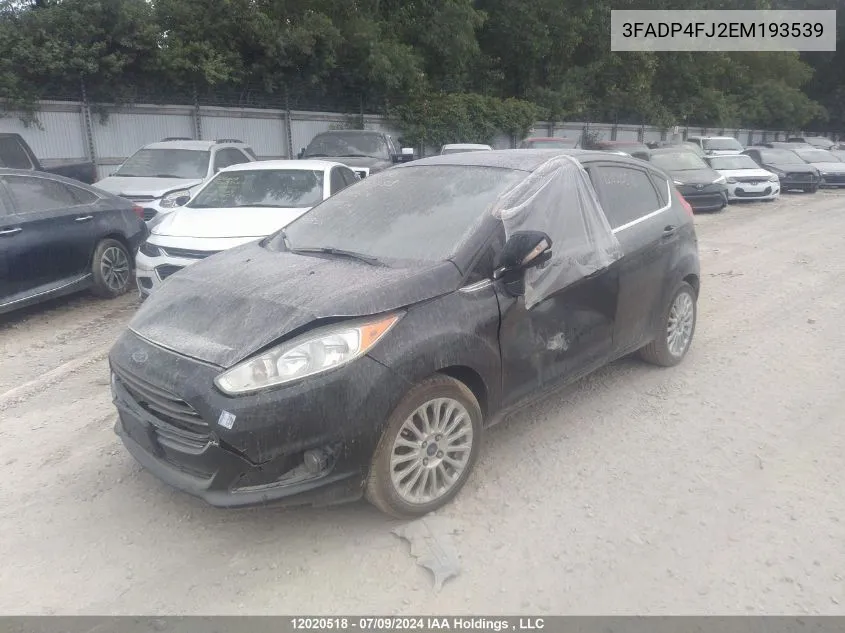 3FADP4FJ2EM193539 2014 Ford Fiesta Titanium