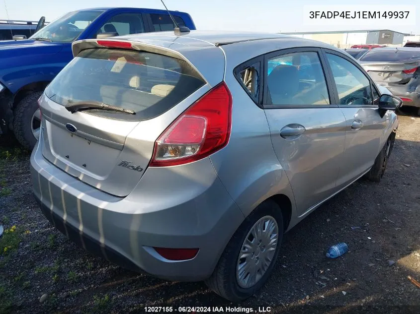 3FADP4EJ1EM149937 2014 Ford Fiesta Se