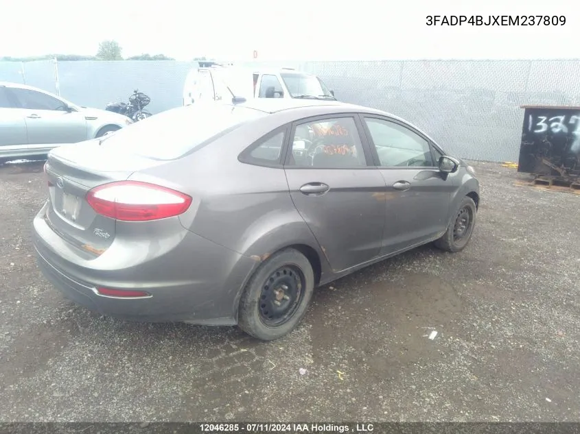 3FADP4BJXEM237809 2014 Ford Fiesta