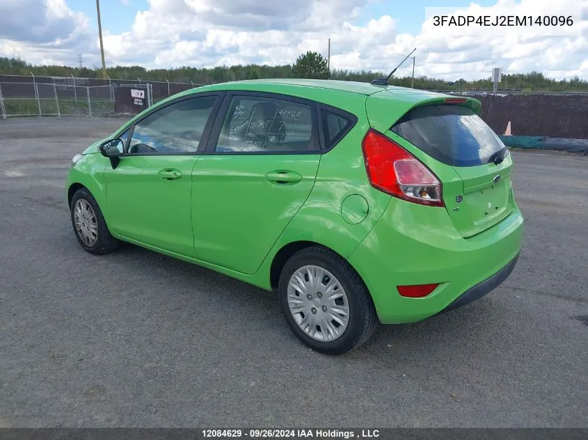 3FADP4EJ2EM140096 2014 Ford Fiesta