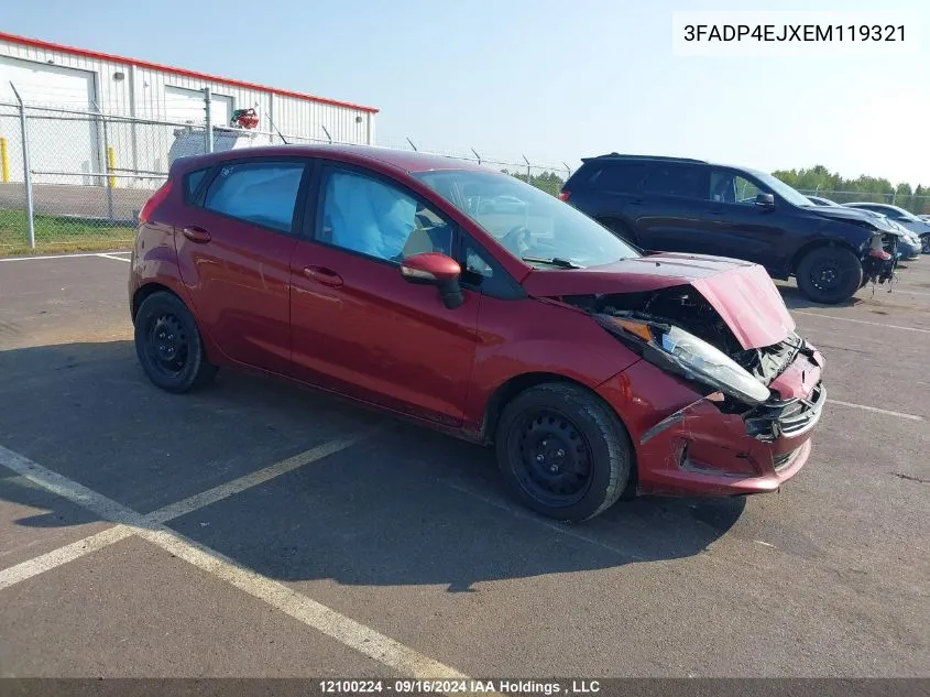 3FADP4EJXEM119321 2014 Ford Fiesta Se