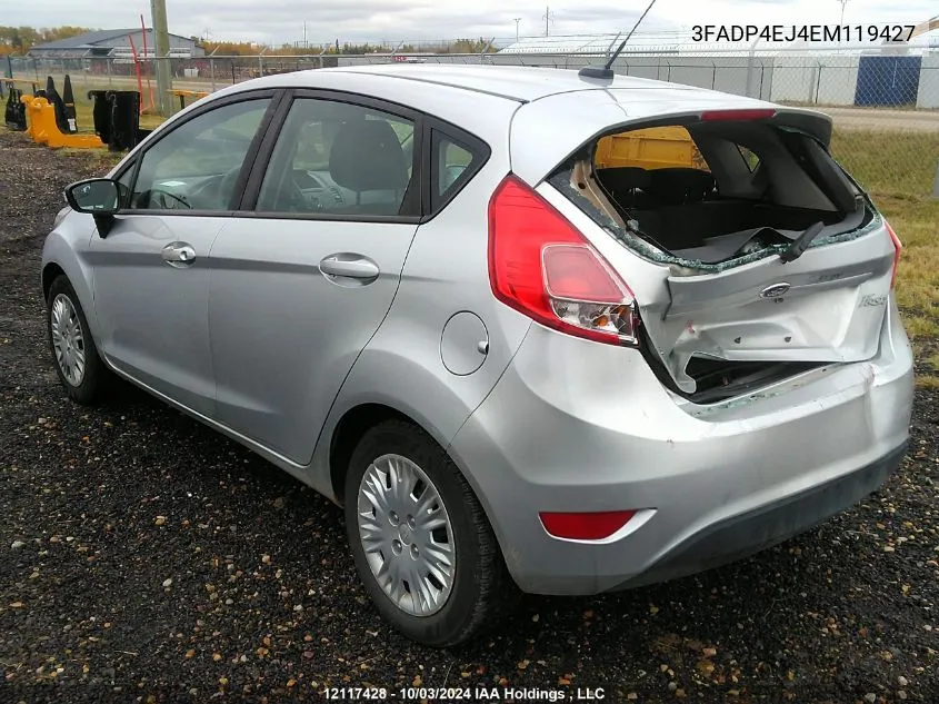 3FADP4EJ4EM119427 2014 Ford Fiesta Se