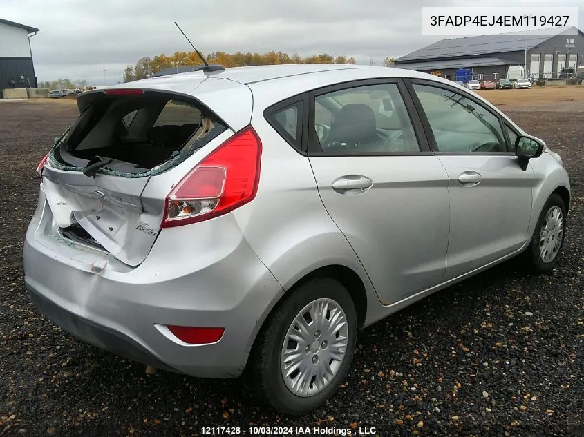 3FADP4EJ4EM119427 2014 Ford Fiesta Se