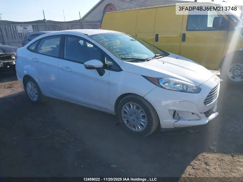 3FADP4BJ6EM213748 2014 Ford Fiesta Se