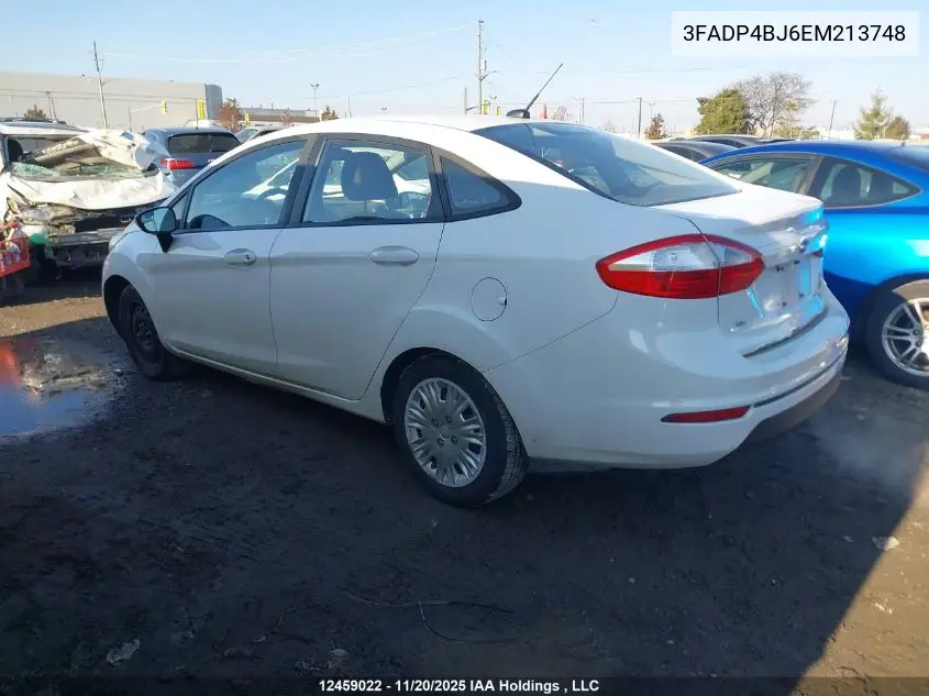 3FADP4BJ6EM213748 2014 Ford Fiesta Se
