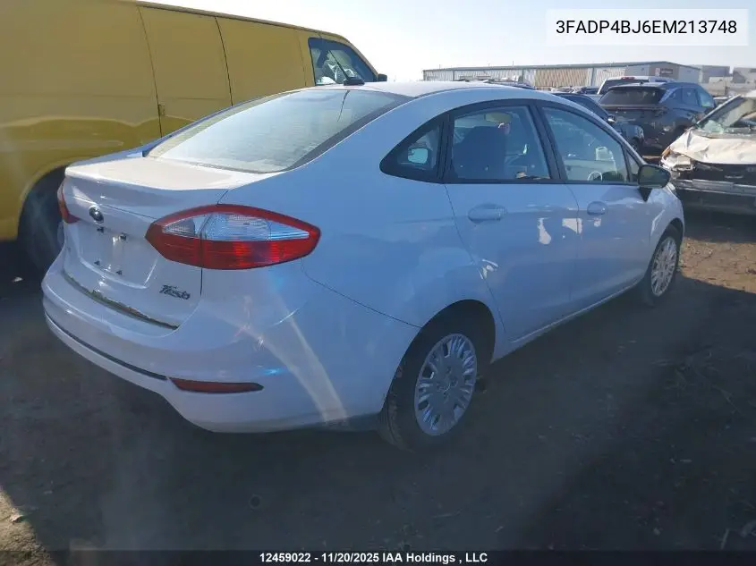 3FADP4BJ6EM213748 2014 Ford Fiesta Se