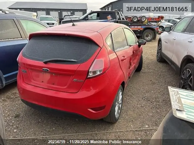 3FADP4EJ0EM181665 2014 Ford Fiesta Se