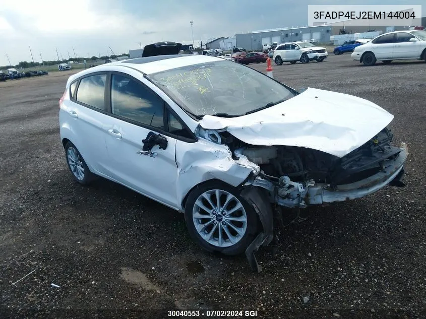 3FADP4EJ2EM144004 2014 Ford Fiesta Se