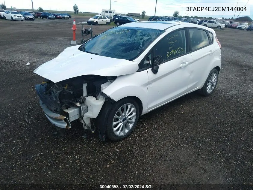 3FADP4EJ2EM144004 2014 Ford Fiesta Se