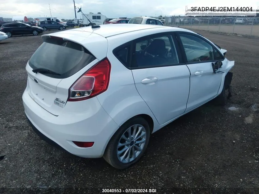 3FADP4EJ2EM144004 2014 Ford Fiesta Se